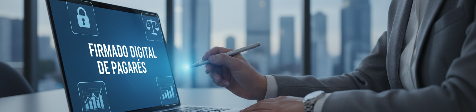 Firmado Digital de Pagarés y Consulta en Centrales de Riesgo