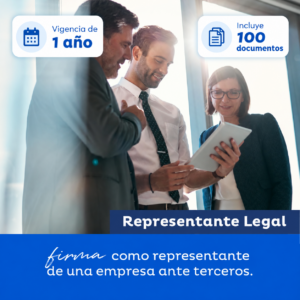 Firma Digital Persona Representante Legal Suscripción Cloud Computing por 1 Año